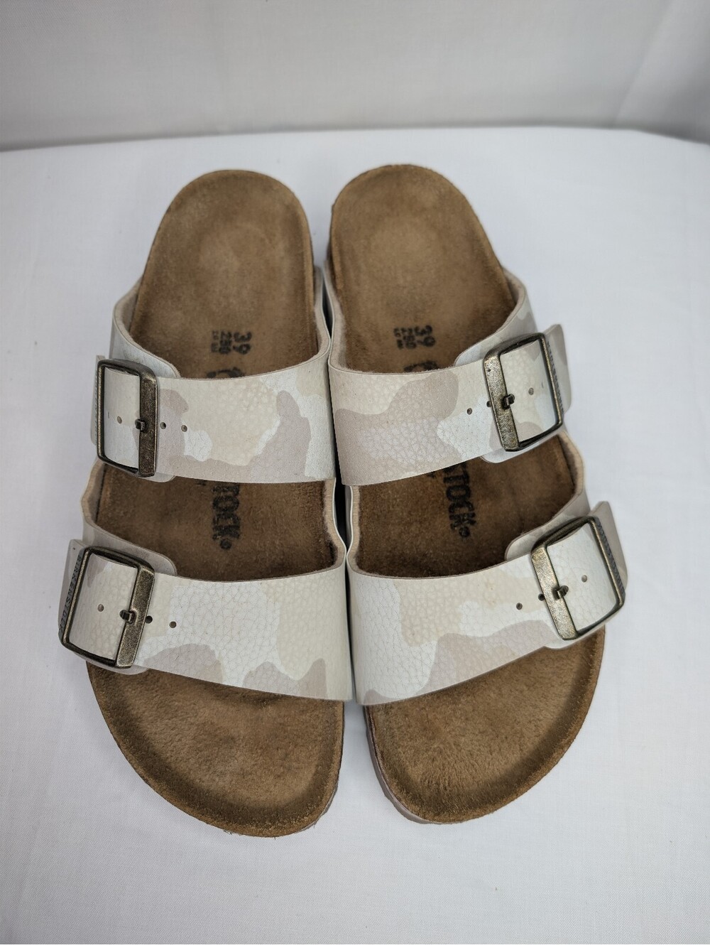 Birkenstock Arizona BS  Desert Soil Camo Sand Women's sandals 39EU  8-8.5US